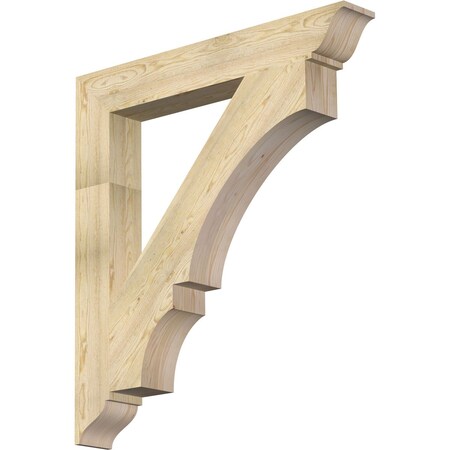 Ekena Millwork Balboa Traditional Rough Sawn Bracket, Douglas Fir, 6"W x 44"D x 48"H BKT06X44X48BOA01RDF